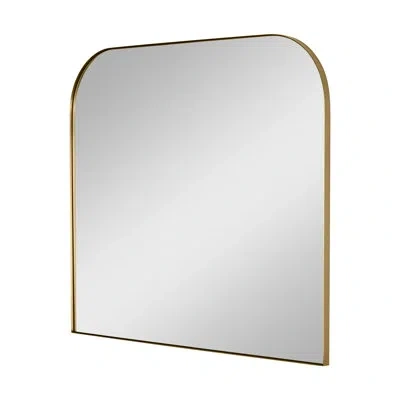 Generation Lighting Planer Metal Rectangle Wall Mirror In Gold