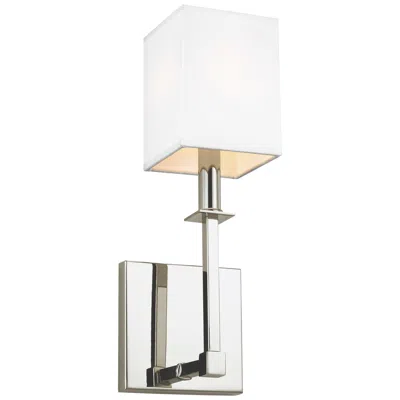 Generation Lighting Quinn 15" Polished Nickel Modern Wall Sconce