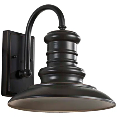 Generation Lighting Redding Station 12" Bronze Outdoor Barn Light