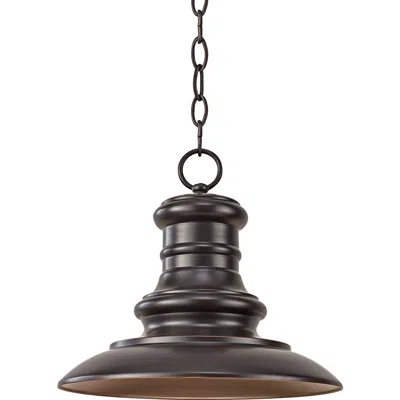 Generation Lighting Redding Station 12" Bronze Porch Hanging Light