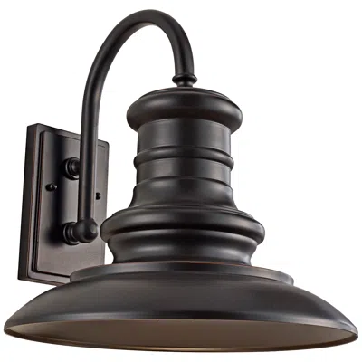Generation Lighting Redding Station 15" Bronze Outdoor Wall Barn Light