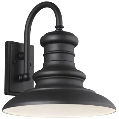 Generation Lighting Redding Station  Par20  15"  Black  Outdoor Wall
