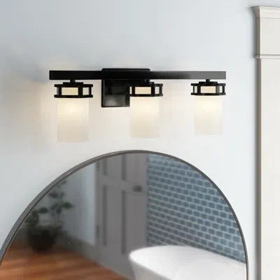 Generation Lighting Robie 3-light Dimmable Vanity Light In Bronze