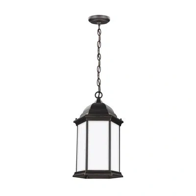 Generation Lighting Sevier 1 -bulb 16.63" H Outdoor Hanging Lantern In Antique Bronze
