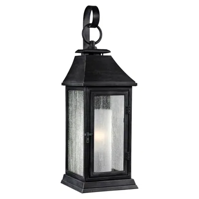 Generation Lighting Shepherd 16 1/2" Weathered Zinc Outdoor Wall Light