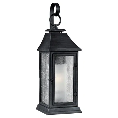 Generation Lighting Shepherd 19" Weathered Zinc Outdoor Wall Light