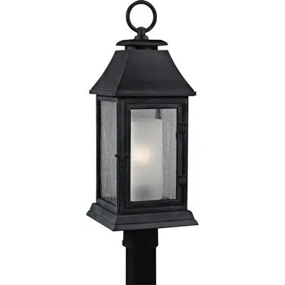 Generation Lighting Shepherd 23 1/2" Weathered Zinc Outdoor Post Light