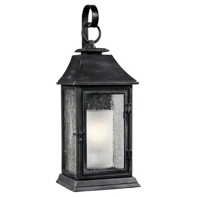 Generation Lighting Shepherd 25 1/2" Weathered Zinc Outdoor Wall Light