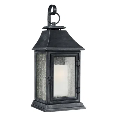 Generation Lighting Shepherd 35" Weathered Zinc Outdoor Wall Light
