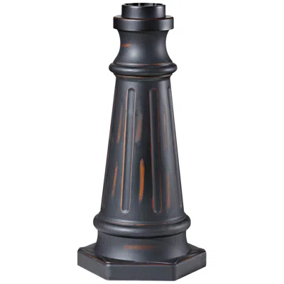 Generation Lighting Slip-on Deep Espresso Outdoor Light Post Base