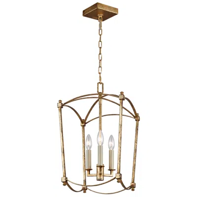 Generation Lighting Thayer 12" Wide Gold Mini Chandelier
