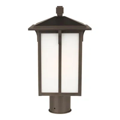 Generation Lighting Tomek 1 -light 15.37" H Hardwired Lantern Head In Black
