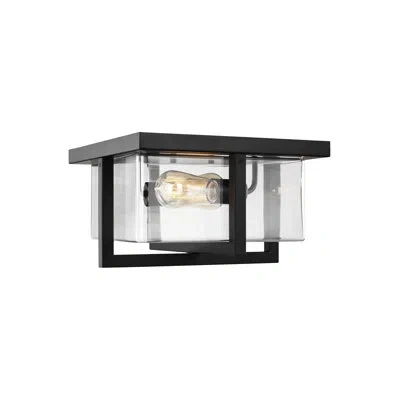 Generation Lighting Veroniza 2 - Light 13" Flush Mount In Matte Black