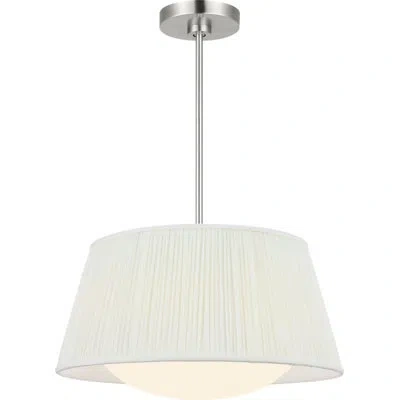 Generation Lighting Vilera Three Light Pendant In Brushed Nickel