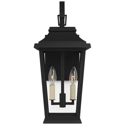 Generation Lighting Warren 19 1/2" Black 2-light Outdoor Wall Light