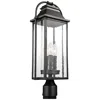 Generation Lighting Wellsworth 20 3/4" Bronze 3-light Post Light