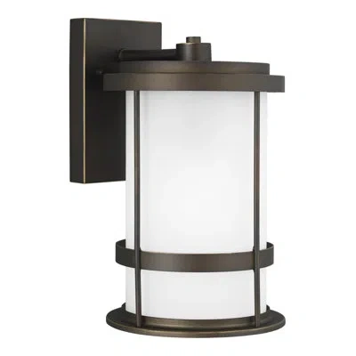 Generation Lighting Wilburn Outdoor Wall Lantern In Antique Bronze