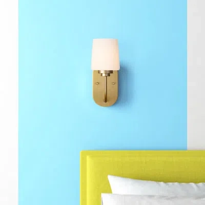 Generation Lighting Windom 1 - Light Dimmable Bath Sconce In Satin Brass
