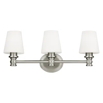 Generation Lighting Xavierre 23" Wide Satin Nickel Bath Light