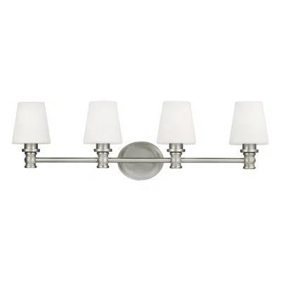 Generation Lighting Xavierre 32 1/4" Wide Satin Nickel Bath Light