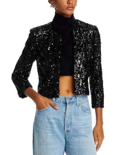 Generation Love Adalee Sequined Jacket In Black