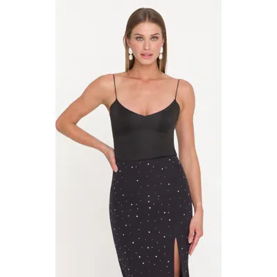 Generation Love Agnes Jersey Bodysuit In Black