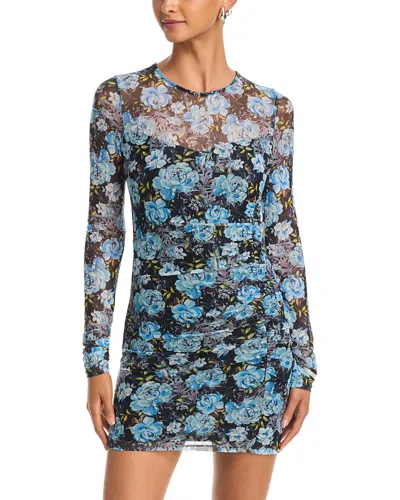 Generation Love Agnese Floral Mesh Dress In Multi