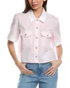 Generation Love Alida Pinstripe Shirt In White