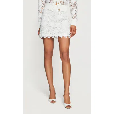 Generation Love Allison 3d Butterfly Lace Skirt In White