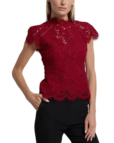 Generation Love Ambrose Lace Top In Scarlett