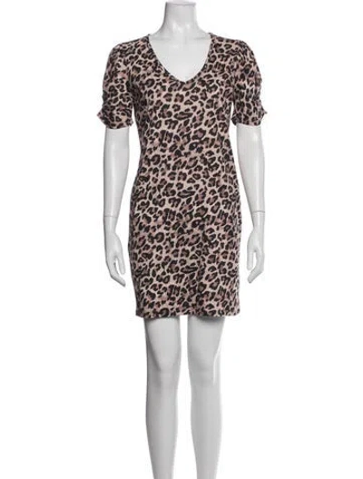 Pre-owned Generation Love Animal Print Mini Dress W/ Tags In Multi