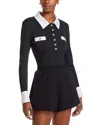 Generation Love Asher Poplin Top In Black
