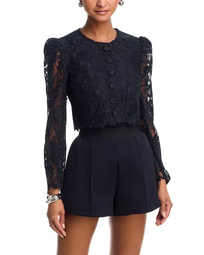 Generation Love Baila Metallic Guipure Lace Jacket In Multi