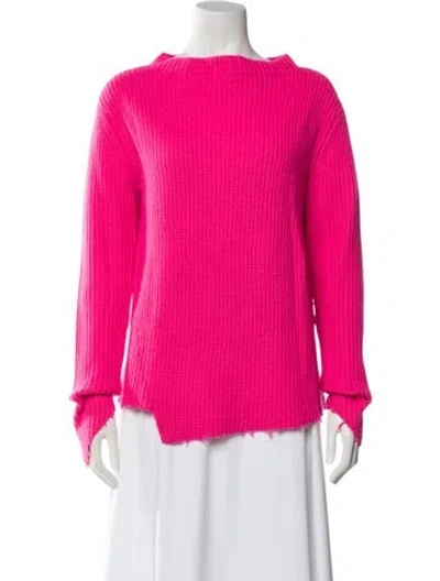 Pre-owned Generation Love Bateau Neckline Sweater In Pink