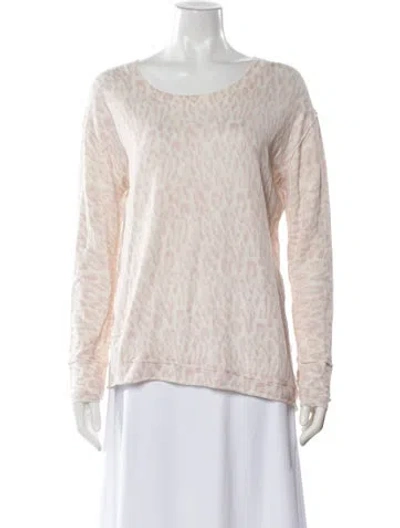 Pre-owned Generation Love Bateau Neckline Sweater In Pink