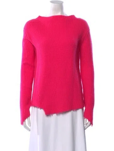 Pre-owned Generation Love Bateau Neckline Sweater In Pink