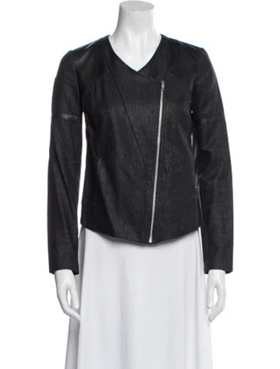 Pre-owned Generation Love Biker Jacket In Black