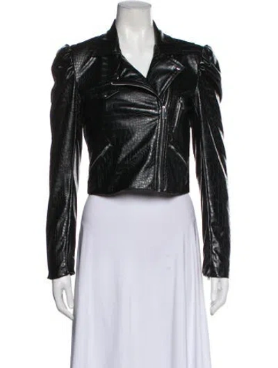 Pre-owned Generation Love Biker Jacket In Black