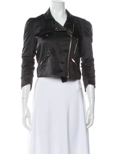 Pre-owned Generation Love Biker Jacket In Black