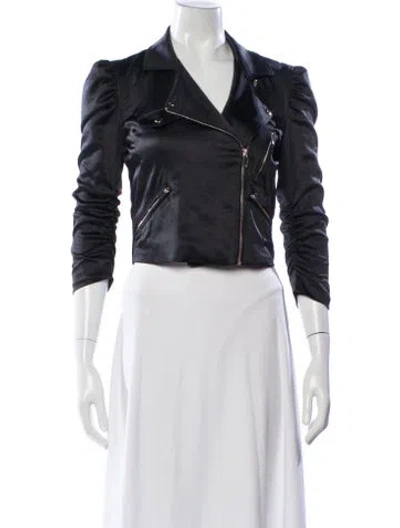 Pre-owned Generation Love Biker Jacket In Black