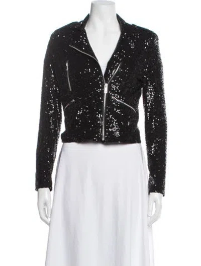 Pre-owned Generation Love Biker Jacket In Black