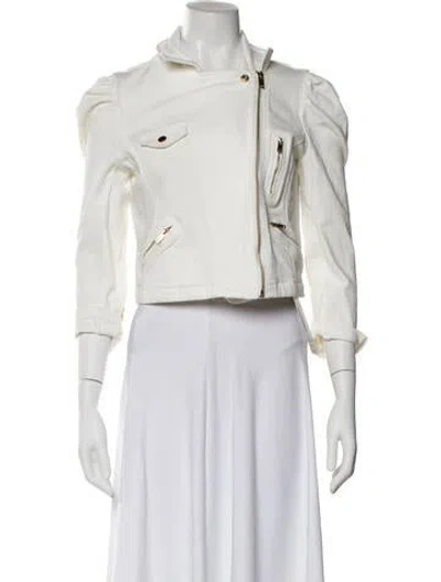 Pre-owned Generation Love Biker Jacket In Neutral