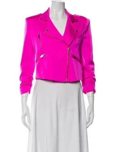 Pre-owned Generation Love Biker Jacket In Pink
