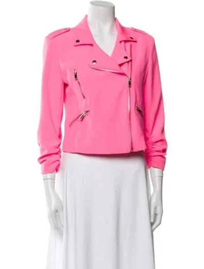 Pre-owned Generation Love Biker Jacket In Pink