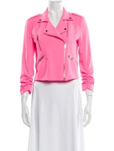 Pre-owned Generation Love Biker Jacket In Pink