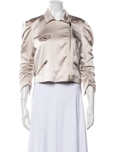 Pre-owned Generation Love Biker Jacket In Pink