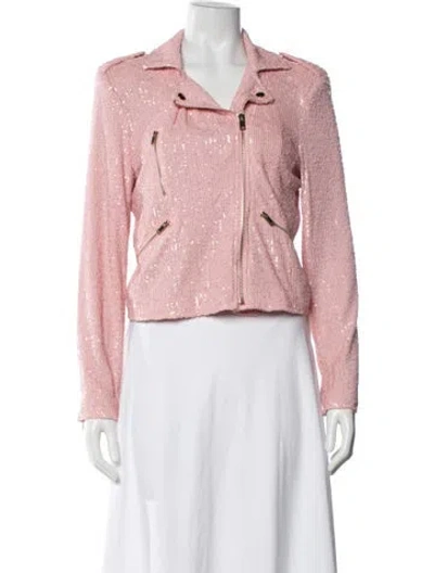 Pre-owned Generation Love Biker Jacket In Pink