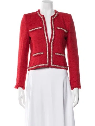 Pre-owned Generation Love Biker Jacket In Red