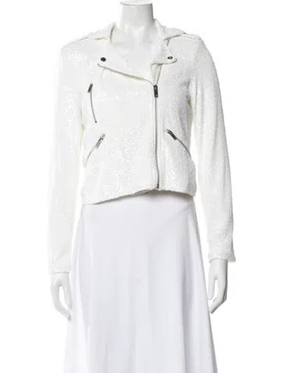 Pre-owned Generation Love Biker Jacket W/ Tags In White
