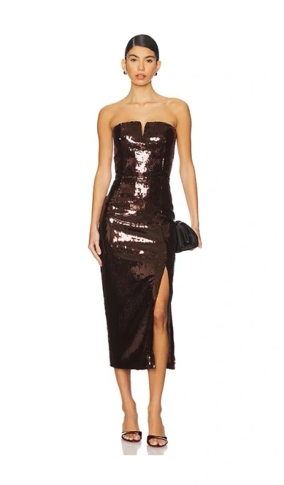 Generation Love Blaine Sequin Dress In 브라운